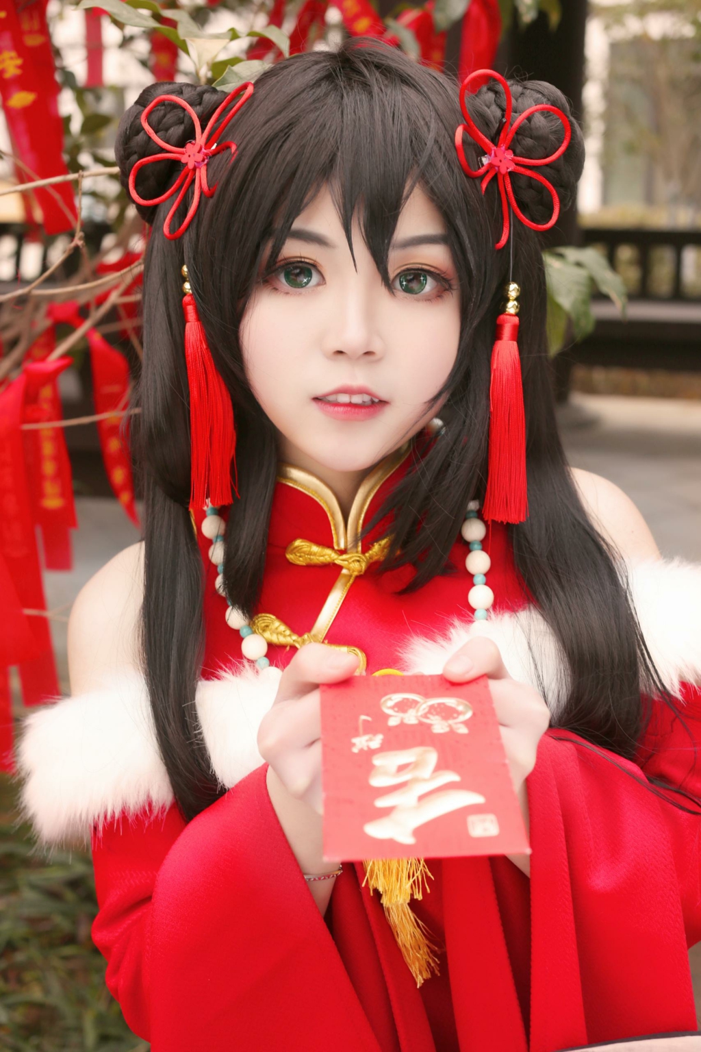 cos正片 孙尚香新年同人祝您新年大吉