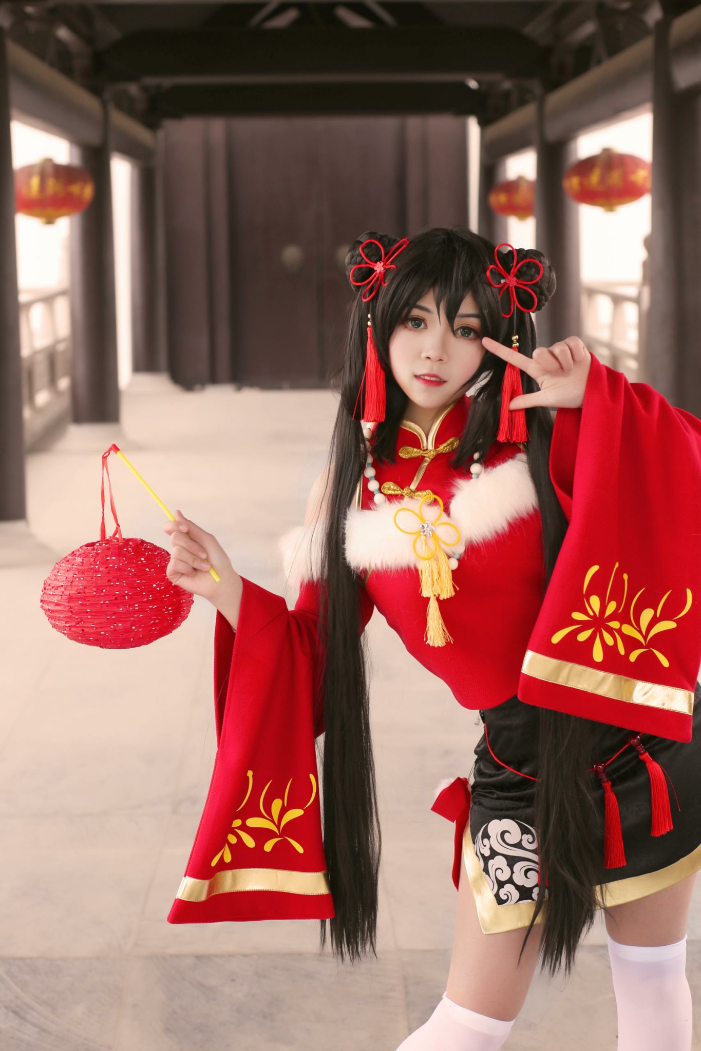 cos正片 孙尚香新年同人祝您新年大吉