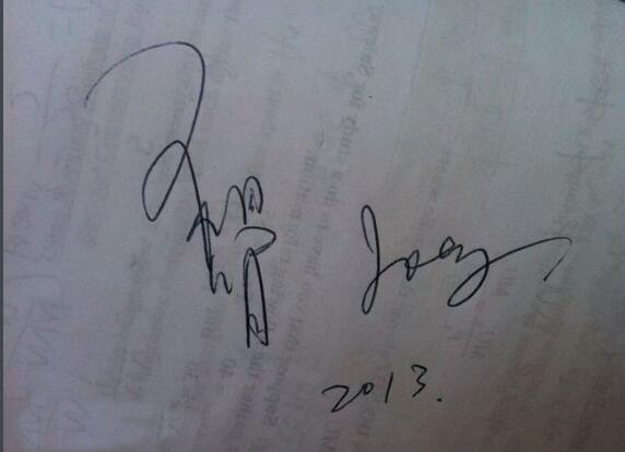 王祖贤珍贵的亲笔签名照片,字不怎么样,人却是真的美