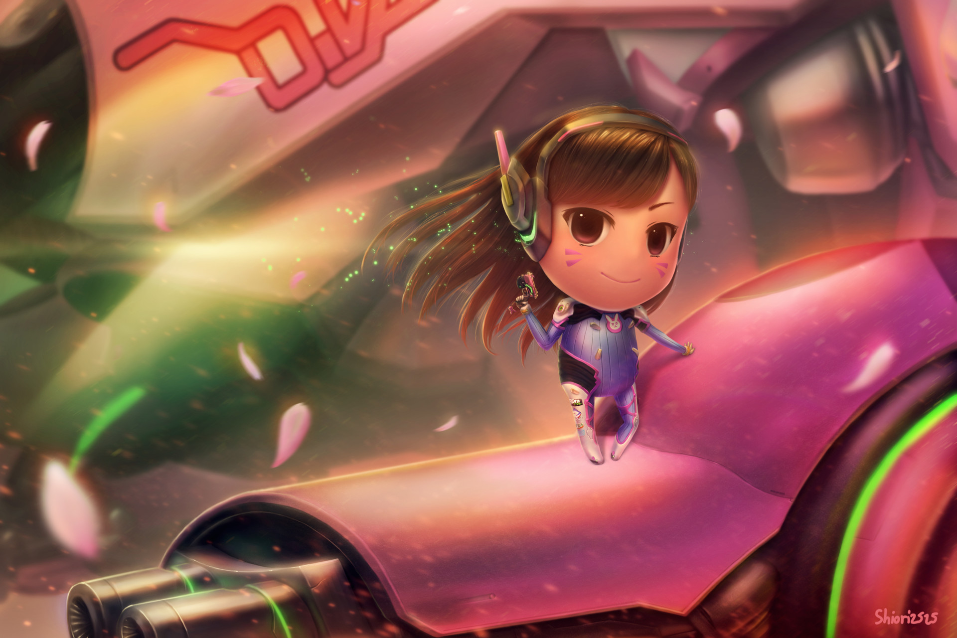 网络大神所绘制的q版动漫人物!很适合做壁纸