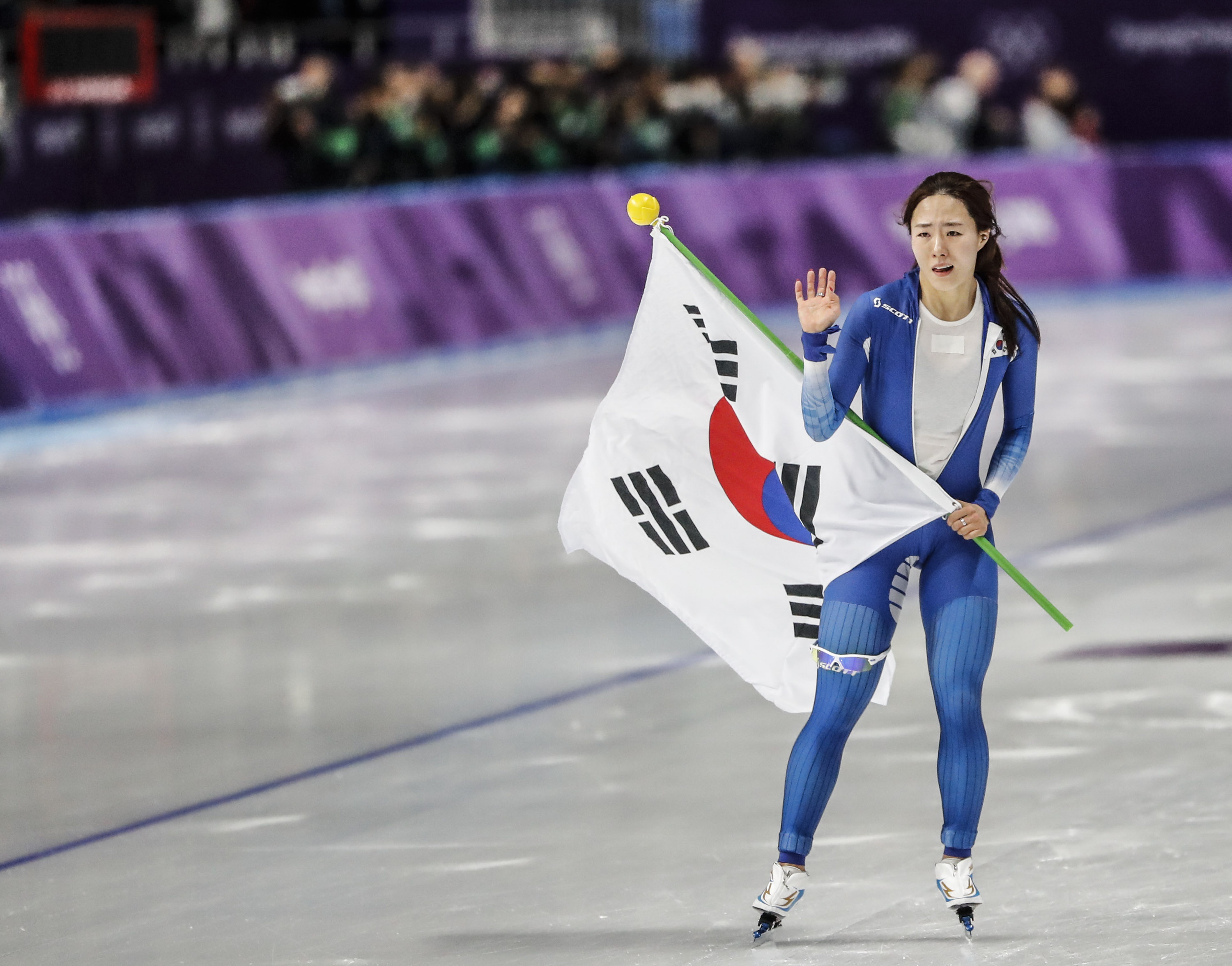 平昌冬奥会速度滑冰女子500米决赛 日本名将小平奈绪夺冠