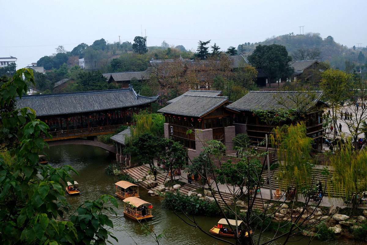 春暖花开,五凤溪古镇亲子休闲,寻不一样的快乐假期