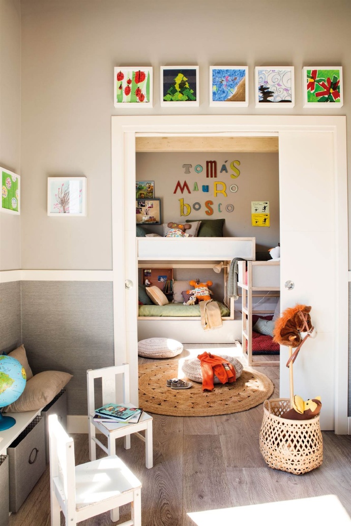 俏皮可爱的儿童房,给孩子收着!