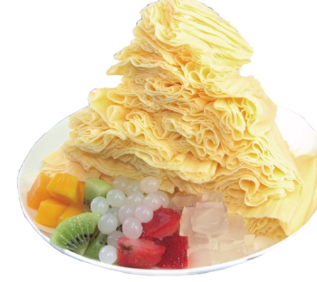 丝滑绵柔的榴莲绵绵冰,你有没有流口水呢