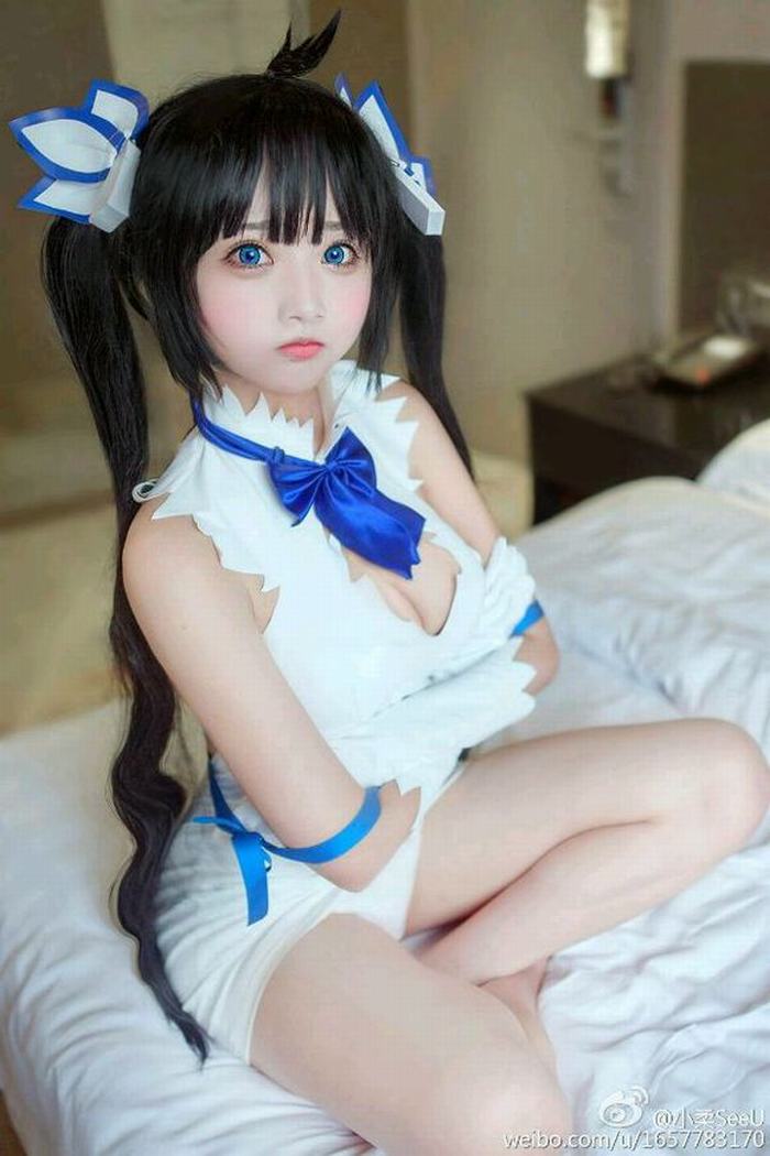 萌到流鼻血 超萌的双马尾水手服少女小柔seeu