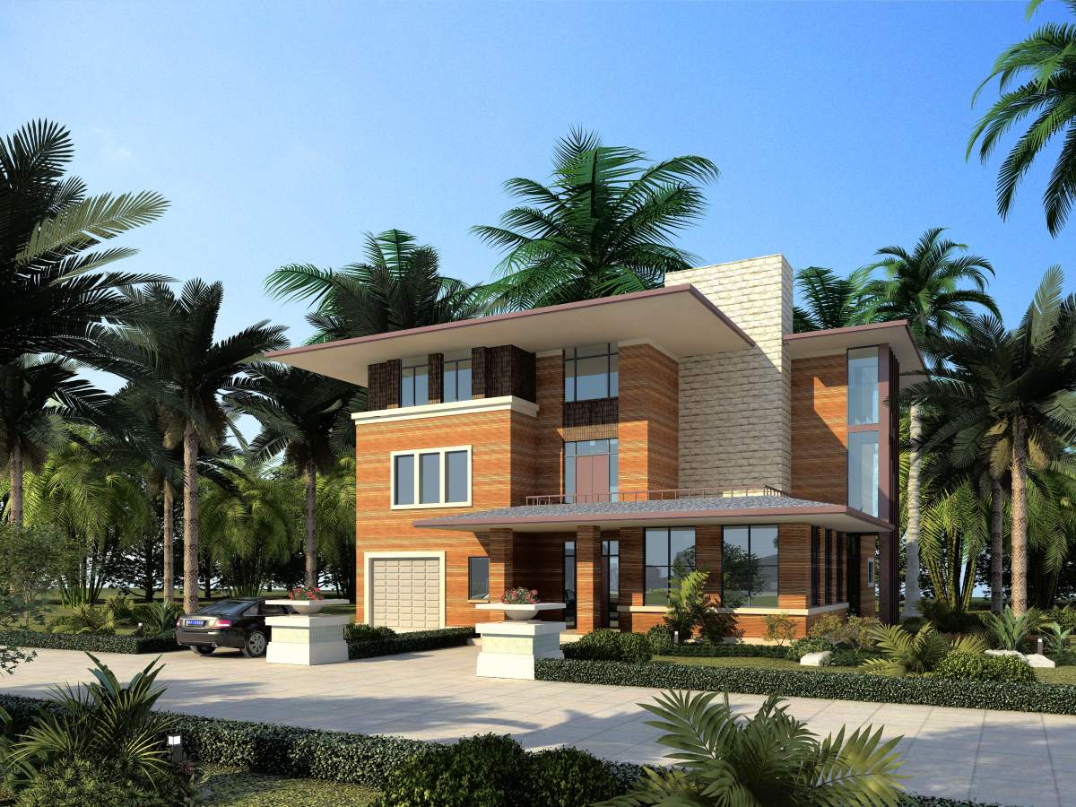 在农村"最另类的别墅"现代别墅,其实最彰显个性的就是现代别墅