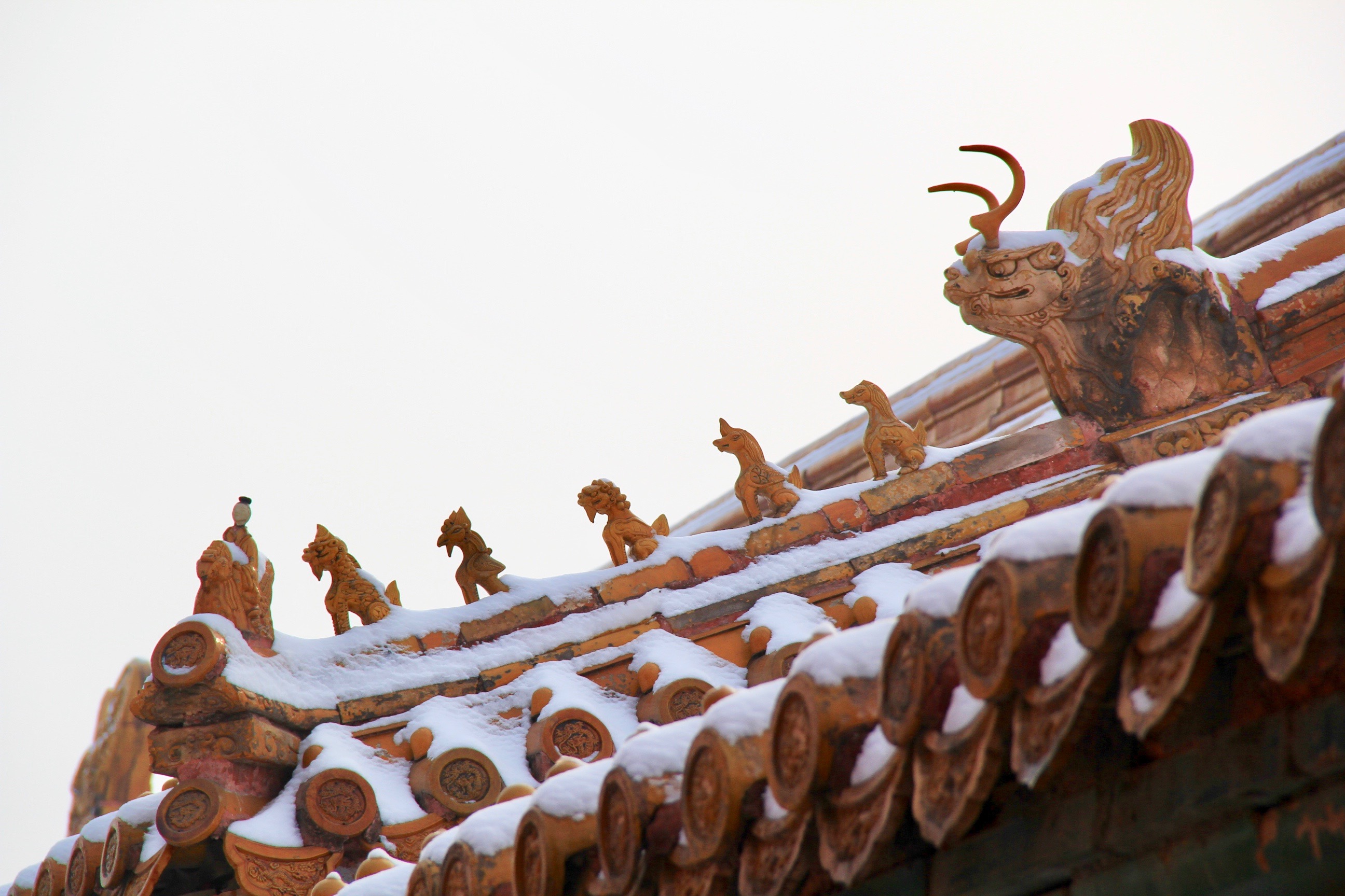 125无降水的北京,只能拿去年的雪景假装过了一个真冬天