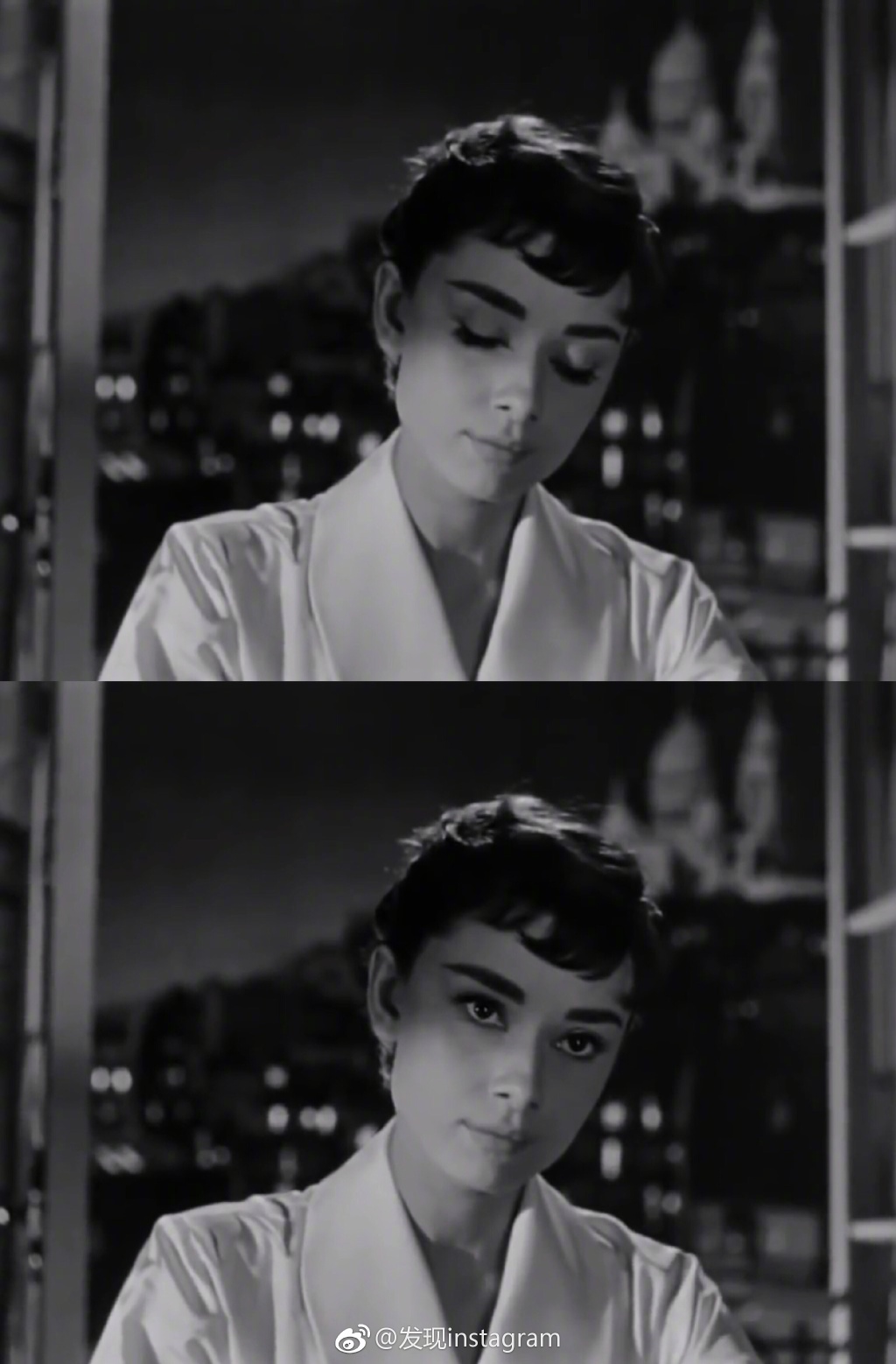 奥黛丽·赫本 x《sabrina》1954 | 影片里每一幕都是经典