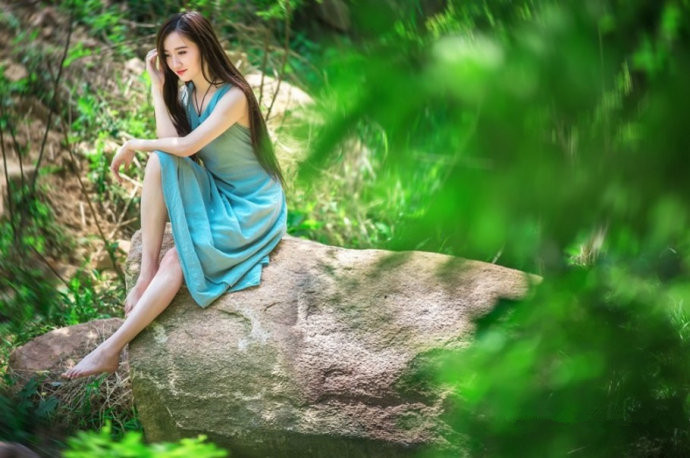 美女摄影:清新自然,静心悦目