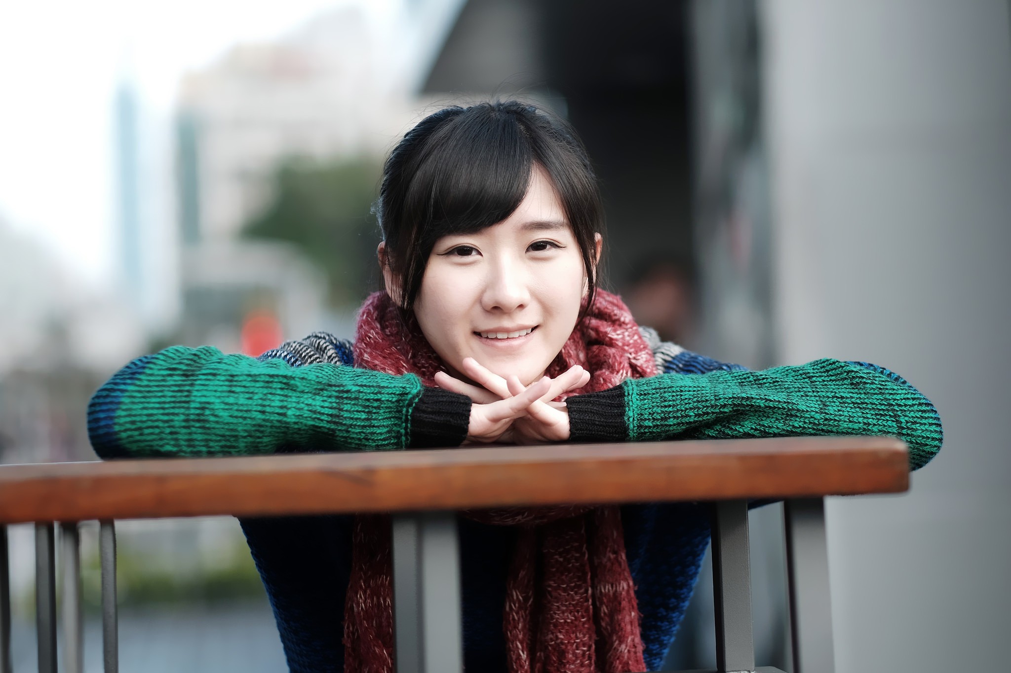 美女李思娴秋冬季外拍