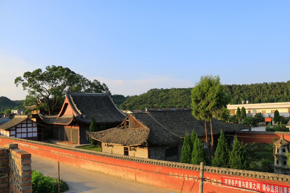 图播|三台县尊胜寺,全国重点文物保护单位,丘区平坝上的古寺庙