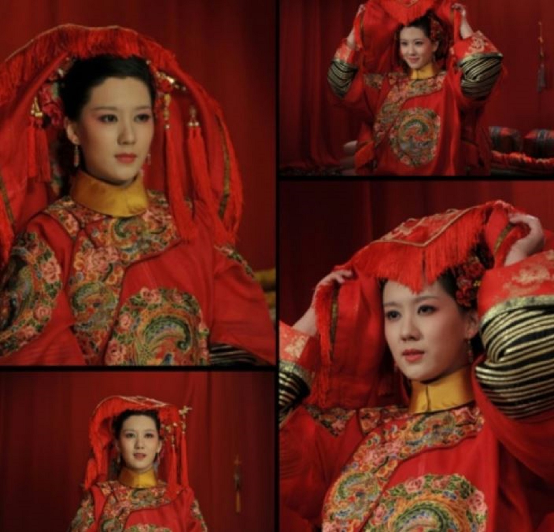 《甄嬛传》几人大婚:浣碧满头珠翠,地位最高的她却像个花旦