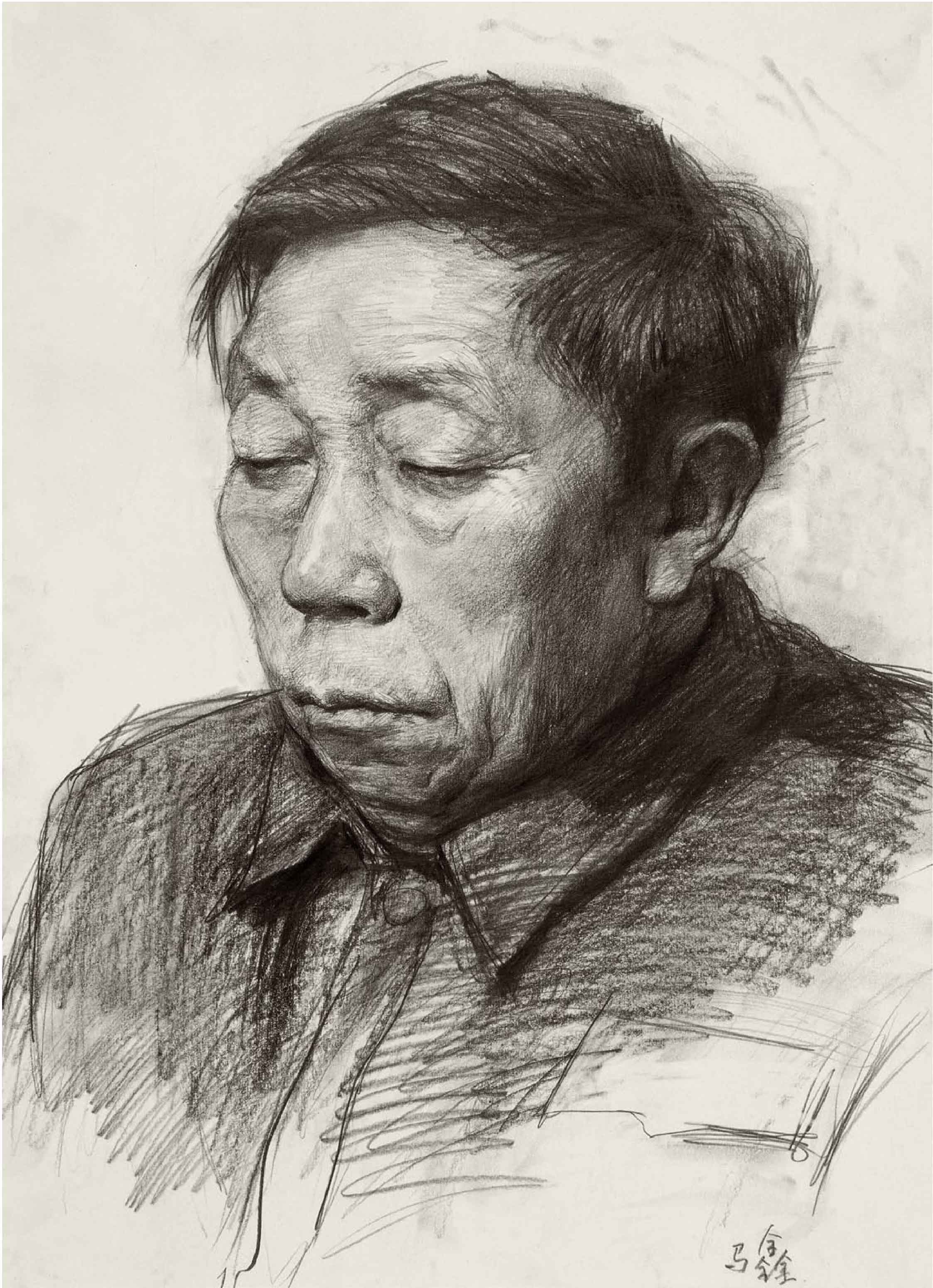 中央美术学院历届高才生素描头像作品