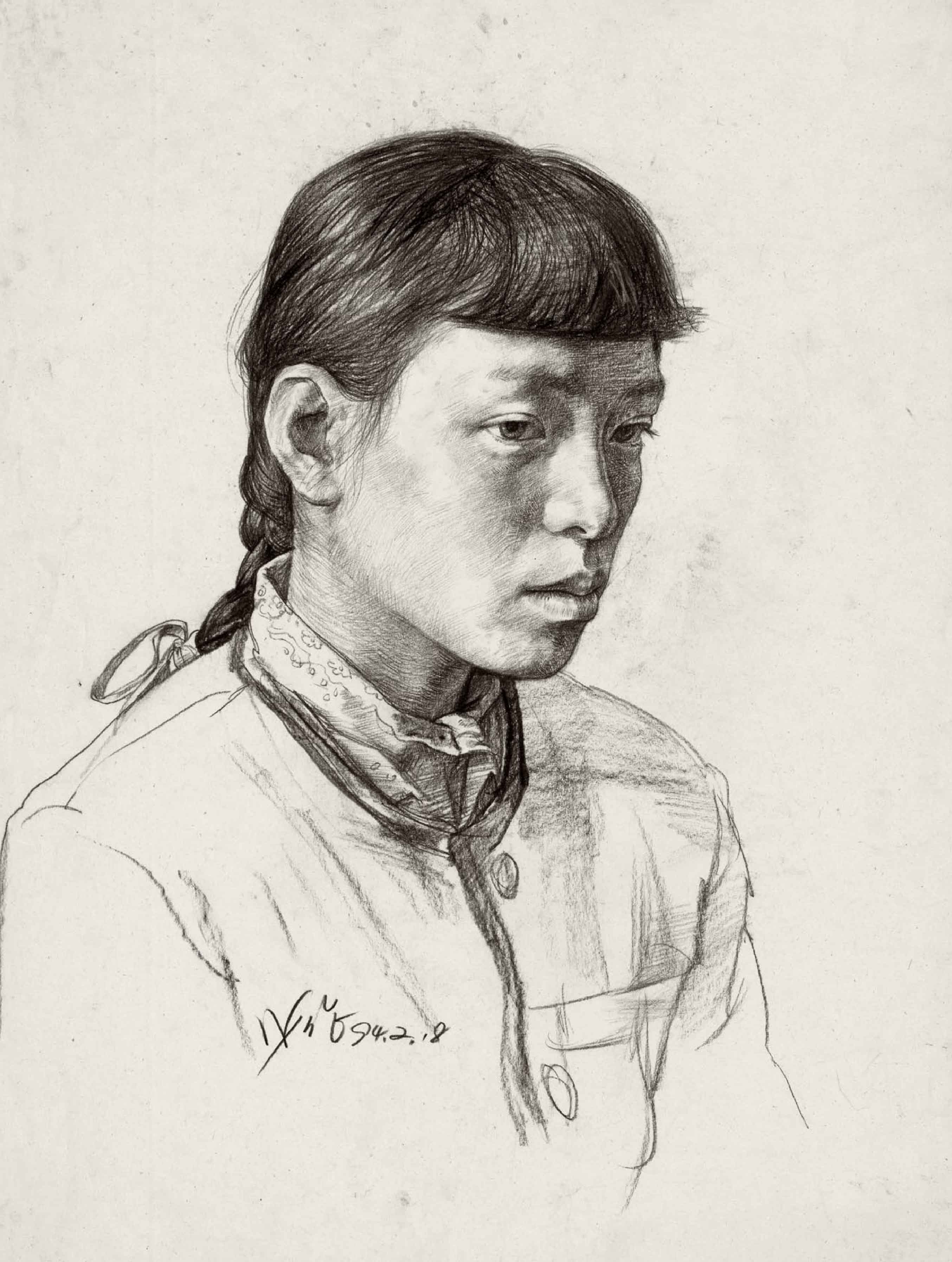 中央美术学院历届高才生素描头像作品(一)