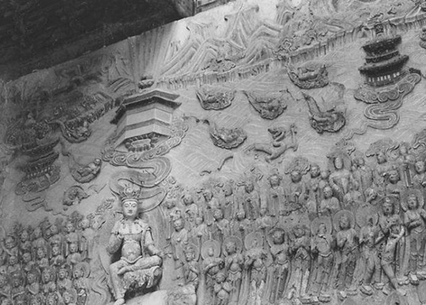 老照片:1934年的石家庄正定隆兴寺,满满的时代感!