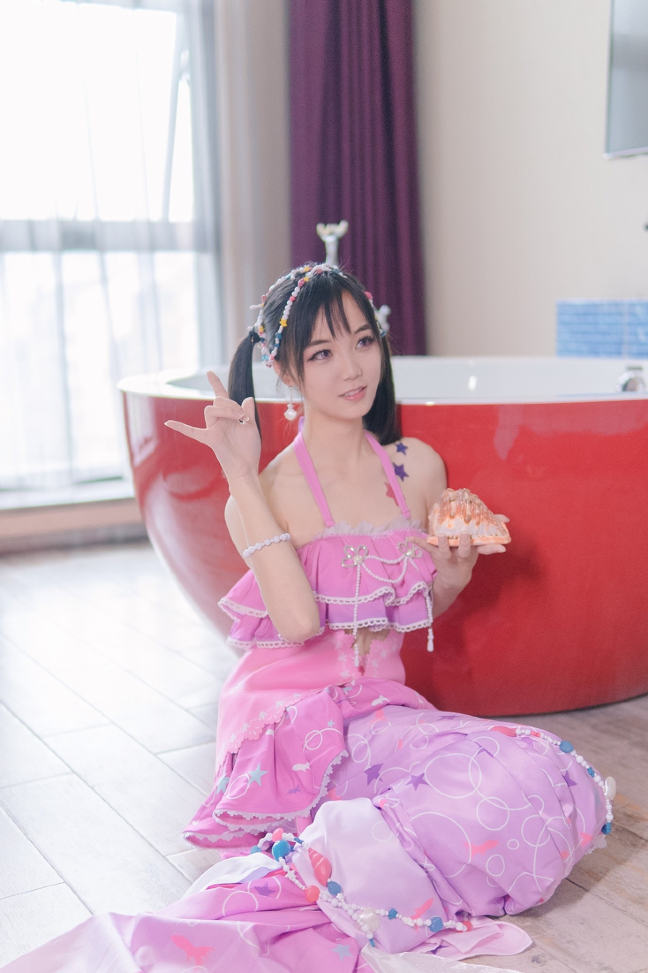 艺术摄影:妮可人鱼觉醒,等待着归来!
