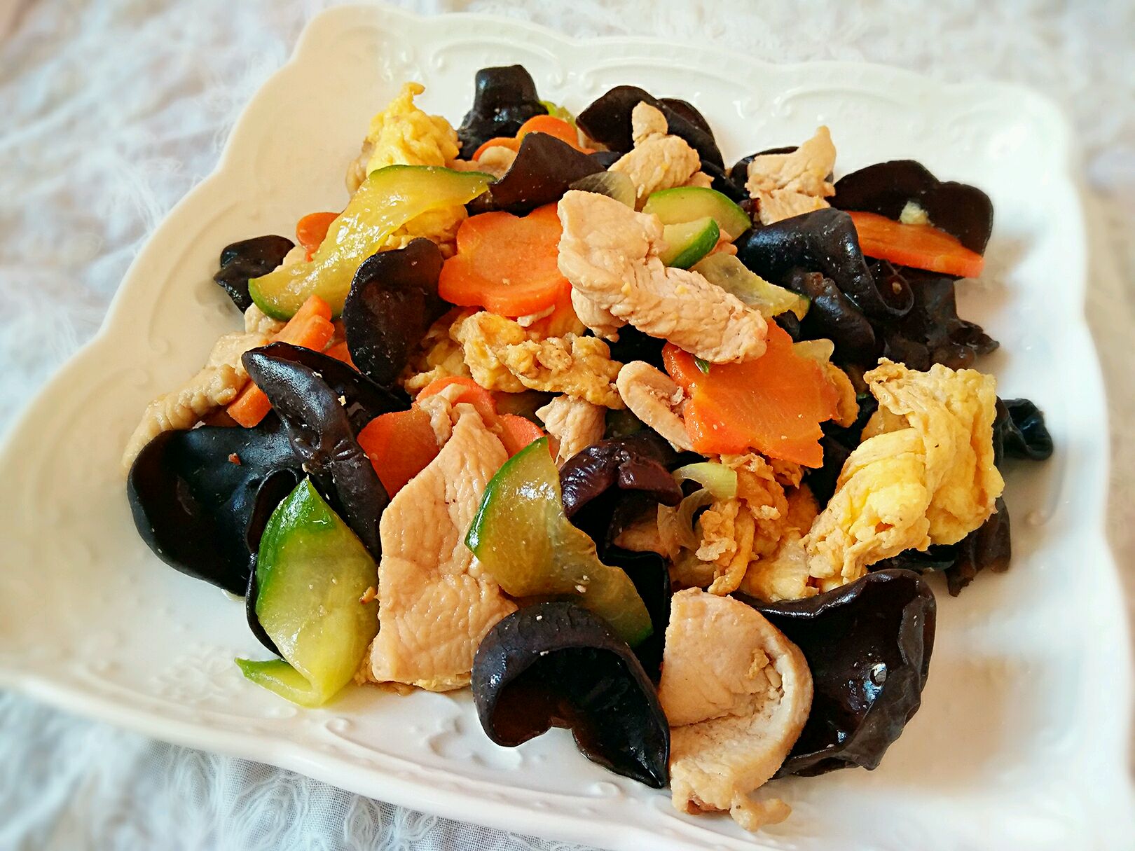 木须肉号称"肉蛋同炒,不成功便成仁"