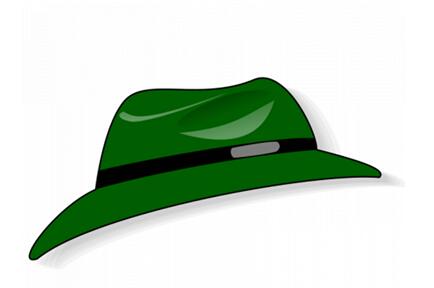 绿帽子矢量图图片
