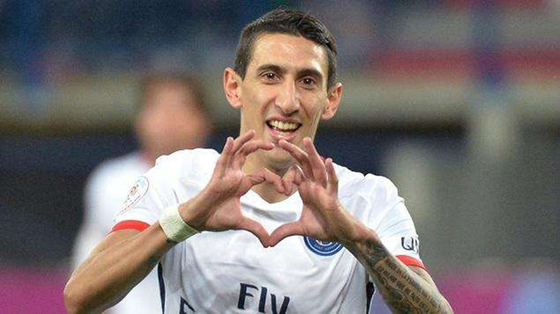 迪马利亚进球后十大爱心手势