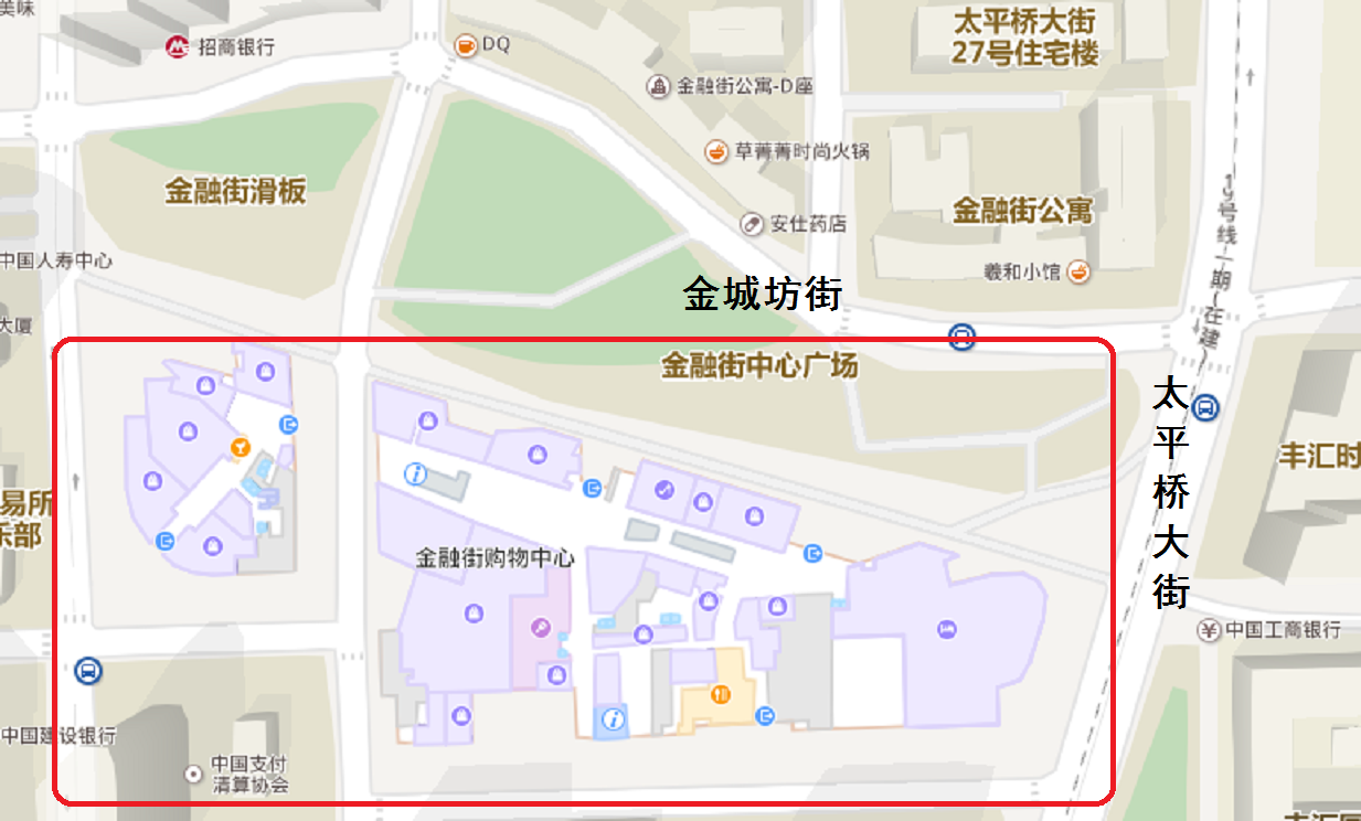 北京金融街位置图图片