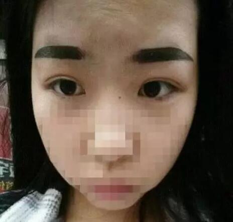 你纹的眉毛丑爆了 你知道吗
