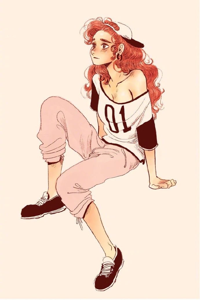 女郎 韩国插画师 jisoo kim