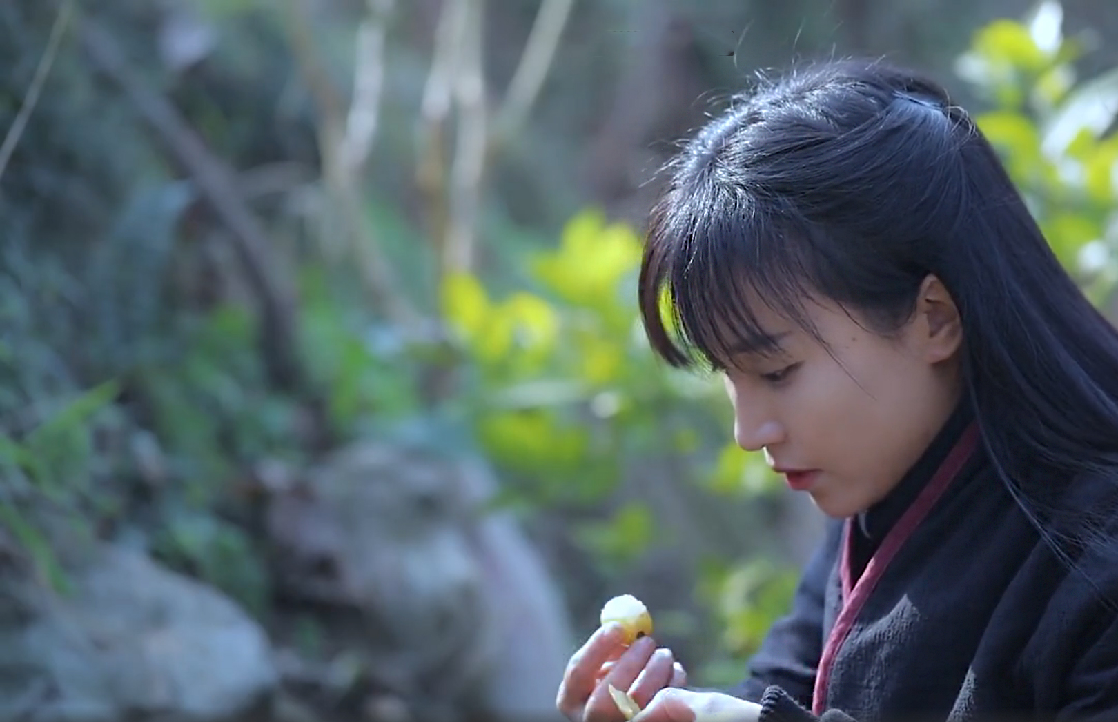 网络红人李子柒的生活照