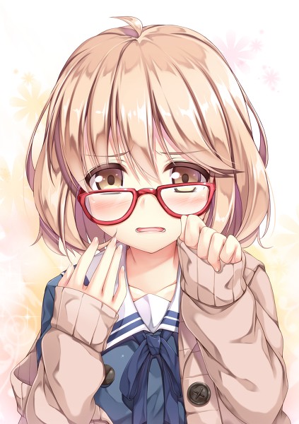 动漫图片 |"短发眼镜娘"-栗山未来