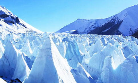 格拉丹东雪山冰塔林图片