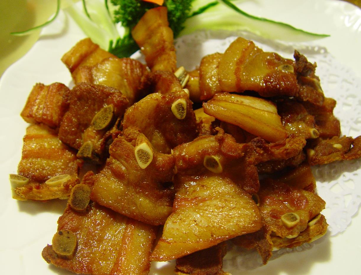 肆意飘香,口感酥嫩的香煎五花肉,真正的肥而不腻!