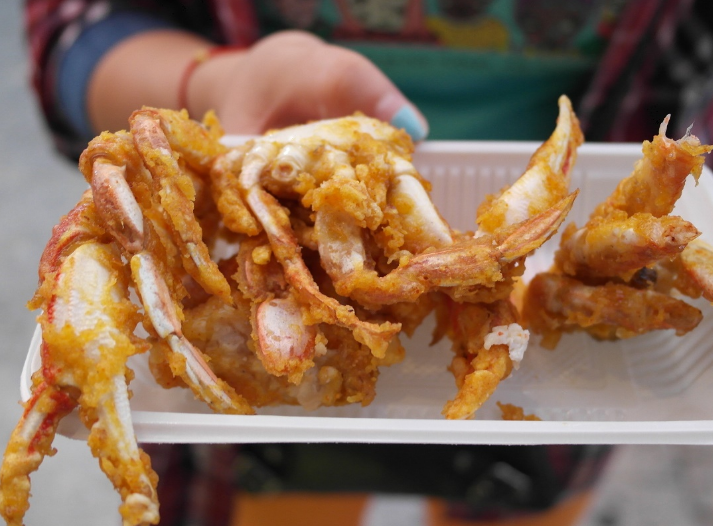 3.炸螃蟹脚,你想尝尝吗?