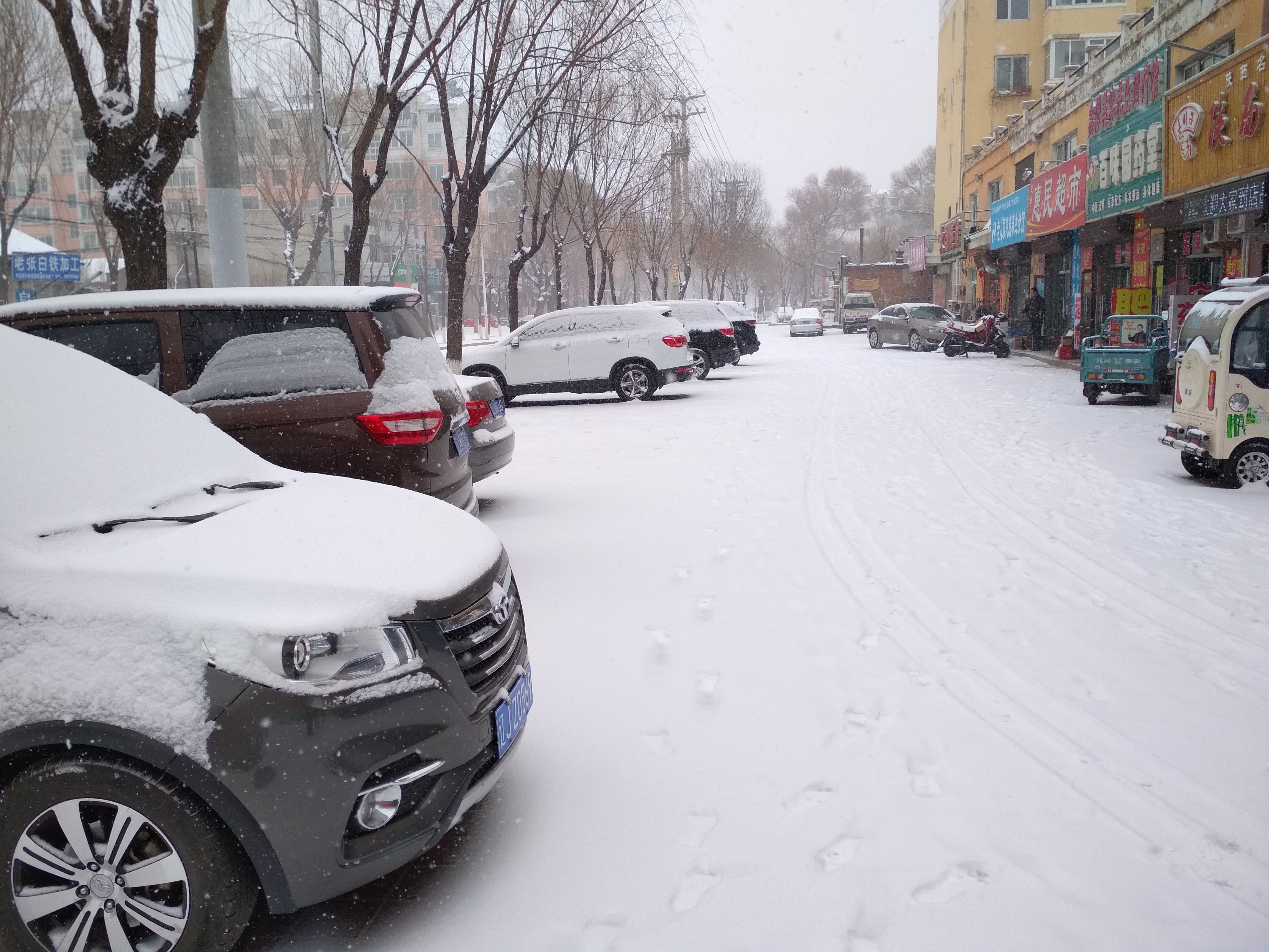 阜新雪景图片