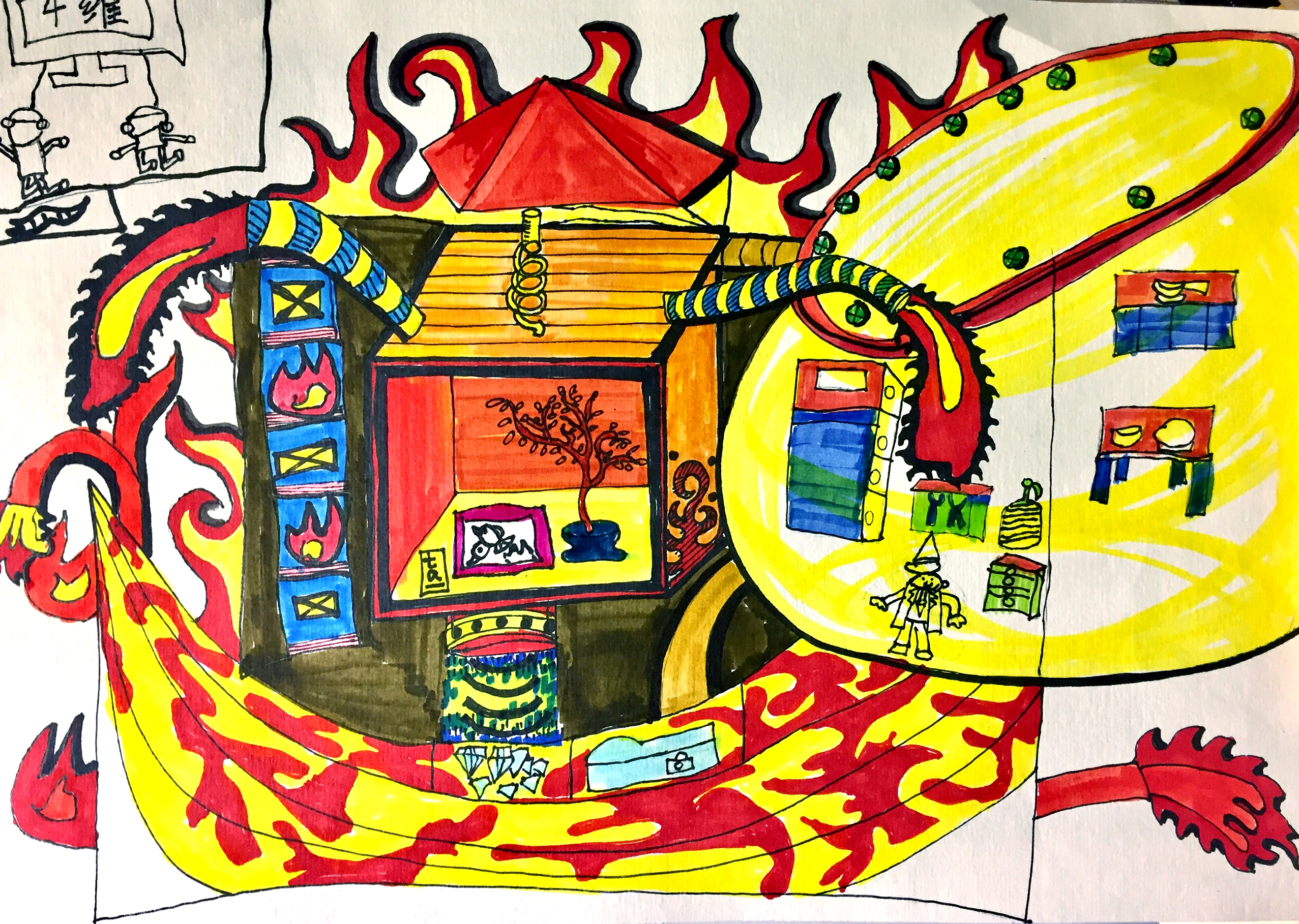 儿童思维绘画——满足本能需求最重要