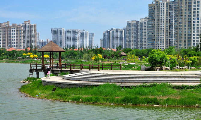 天津梅江风景区图片