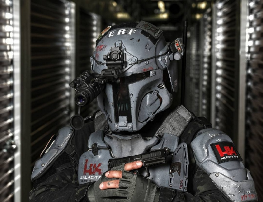 暴风兵战甲以开始装备部队?其实是hk出的黑坑防弹甲