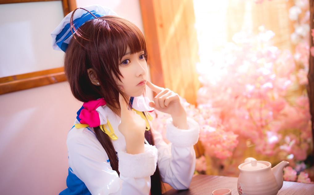 《龙王的工作》雏鹤爱cos:我依照约定来了,请收我为弟子!