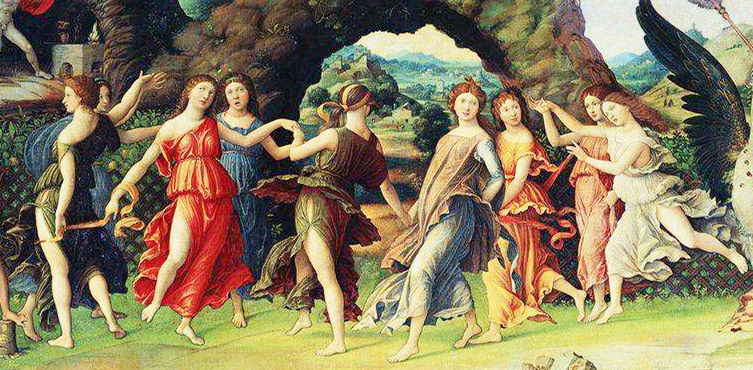 古希腊十二位女神油画图片