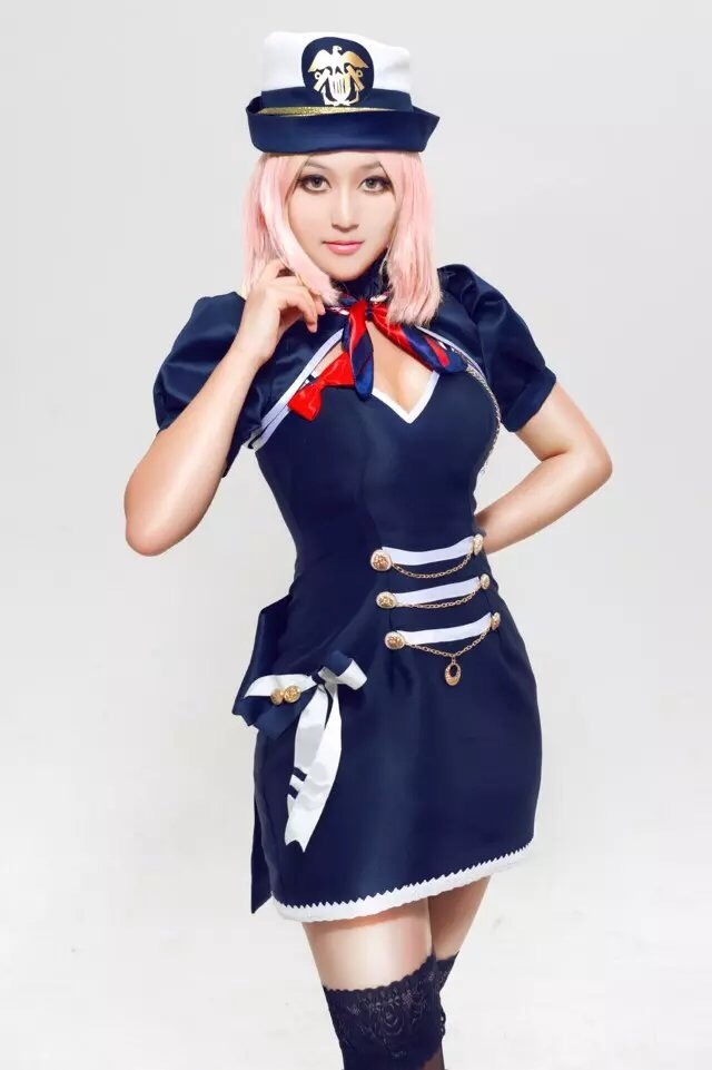 cos战舰女舰长,现在游戏广告片也拍的这么精致了!