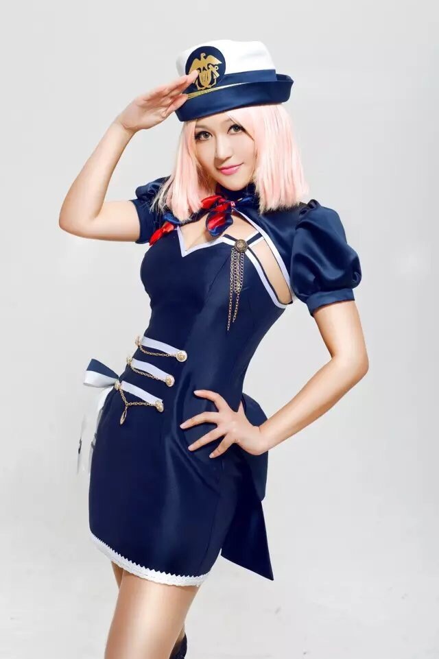 cos战舰女舰长,现在游戏广告片也拍的这么精致了!