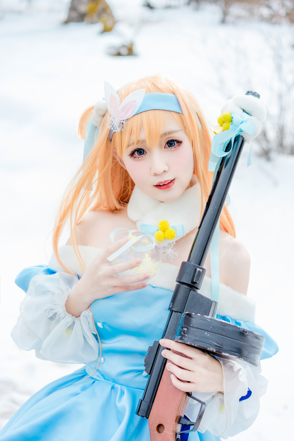 少女前线cos:索米,指挥官,我今天的服装,您还满意吗?