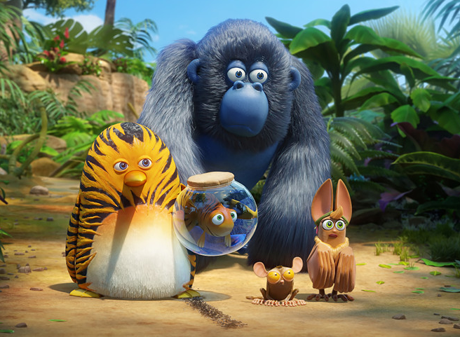 《虎皮萌企鹅》发终极海报预告,鬼马神兵团救丛林
