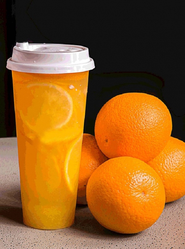 谷香果乐水果茶,美味"橙"现