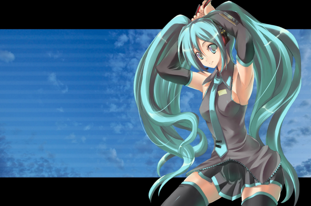 盘点初音未来的精美壁纸:俏皮可爱,性感的小姐姐,你喜欢吗?