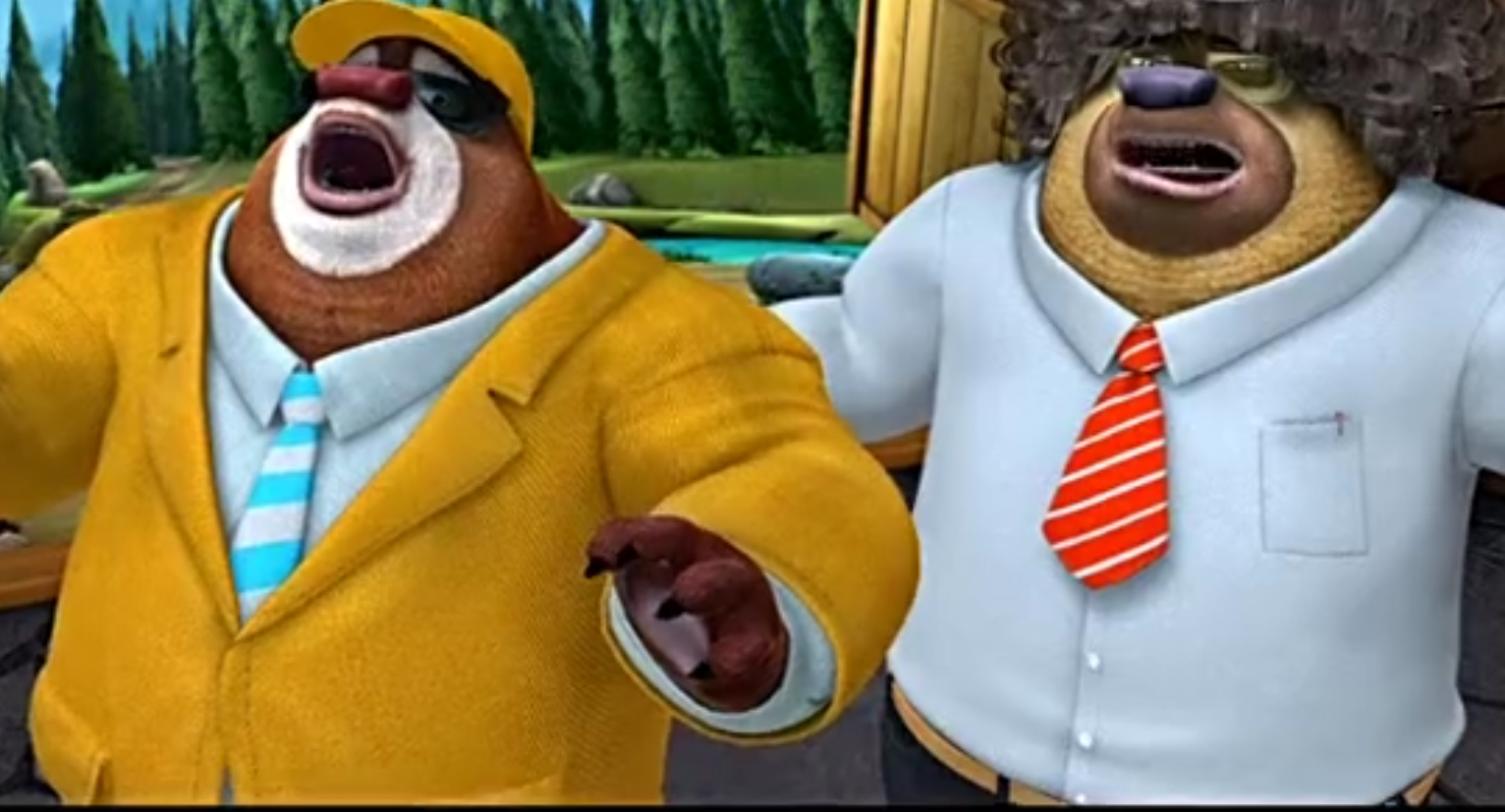 盘点熊大熊二假扮人类的经历,为什么就没有人发现它们是熊吗