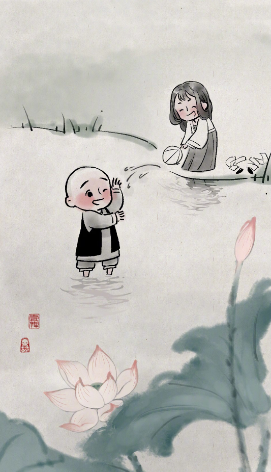 萌萌哒又可爱的图片,表情包,情头——一禅小和尚