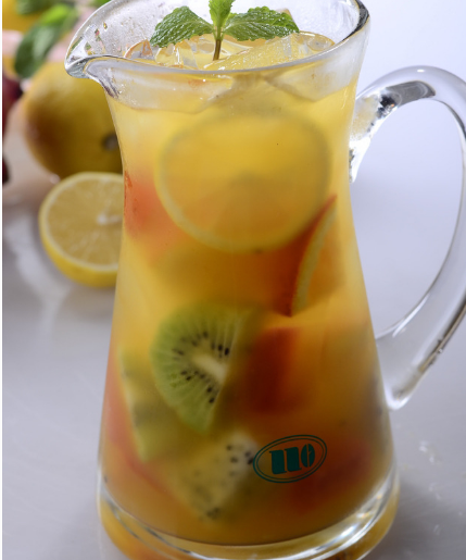 清香酸甜的水果茶,自制一杯,健康美味