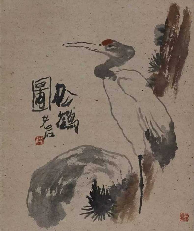 请仔细放大欣赏,李老十作品中的,孤独,抑郁,痛苦,和自嘲!