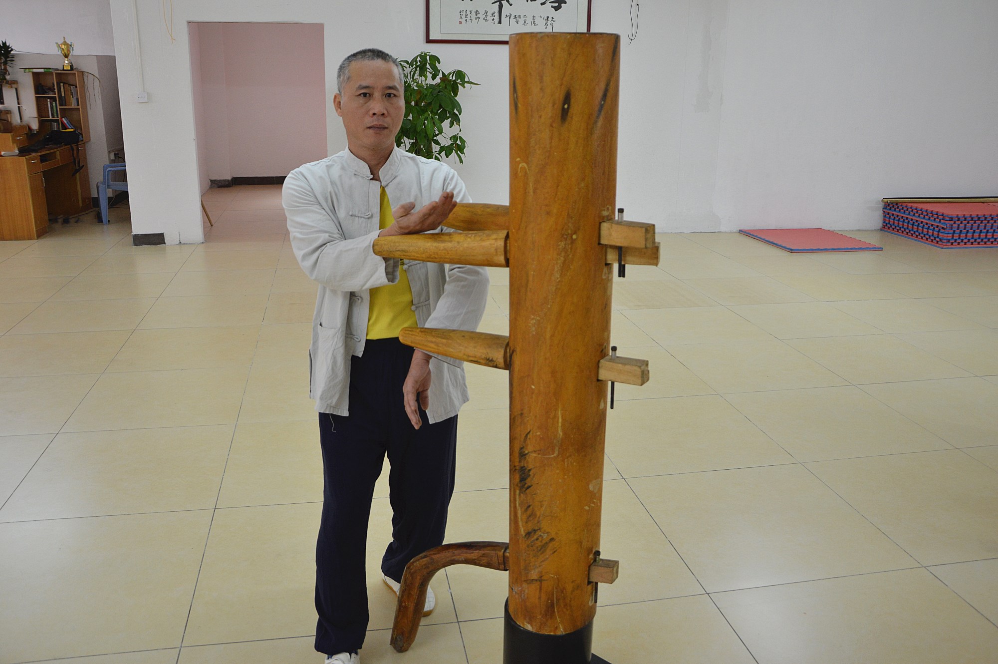 咏春拳腰马合一东莞咏春拳梁康撰写