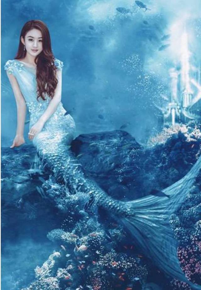 明星美人鱼造型,最美的除了林允,还有她们