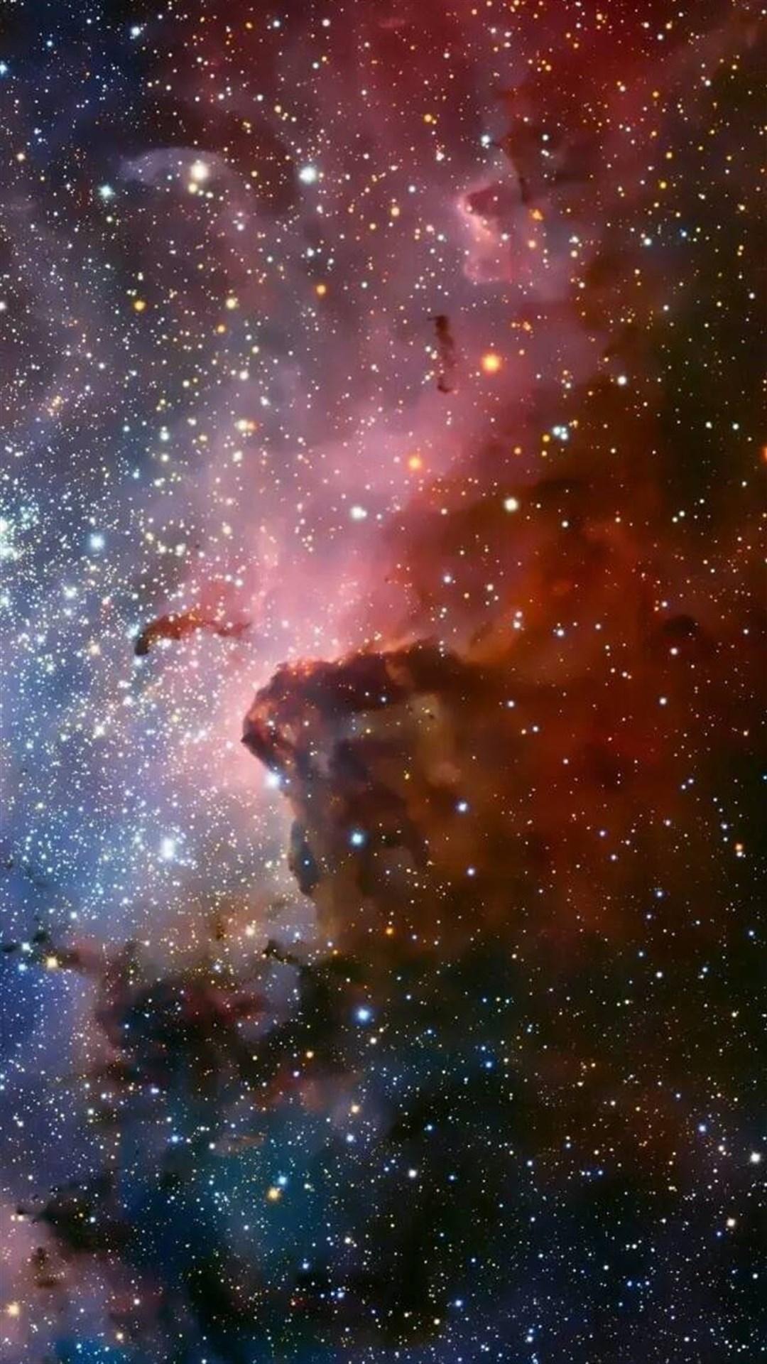 高科技拍摄外太空银河星空,常用苹果必备,超高清手机壁纸献上!